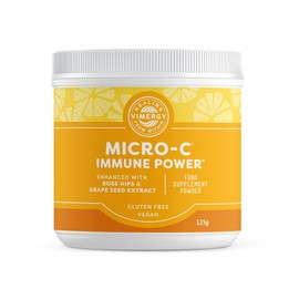 Vimergy Vimergy Micro-C Immune Power, Travel Size, 69 Servings, Vitamin C 1000mg, Gentle ascorbic Acid, Buffered Vitamin C Powder, Immune & Nerve Support, Benefits Bone & Cartilage, Gluten-Free, Vegan (125g)