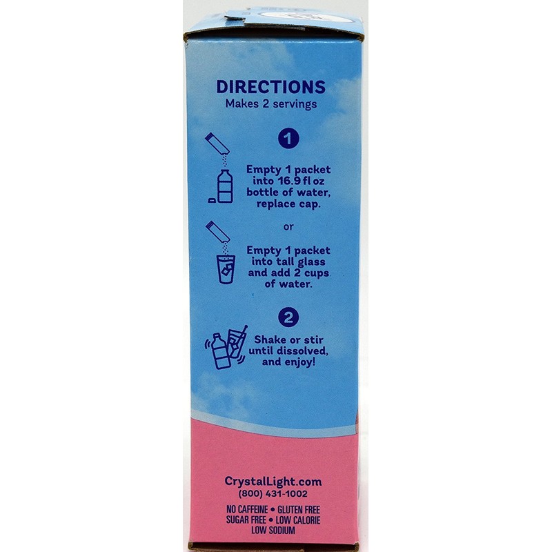 Crystal Light Drink Mix On The Go Pink Lemonade -