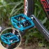 GEWAGE Bicycle Pedals, Flat Double Function and SPD Pedal with