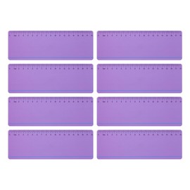 Dyslexia Tools for Kids, 8 Pieces Guided Reading Strips with Purple Colored Overlays, Reading Tracking Rulers for Dyslexia, ADHD, Visual Stress