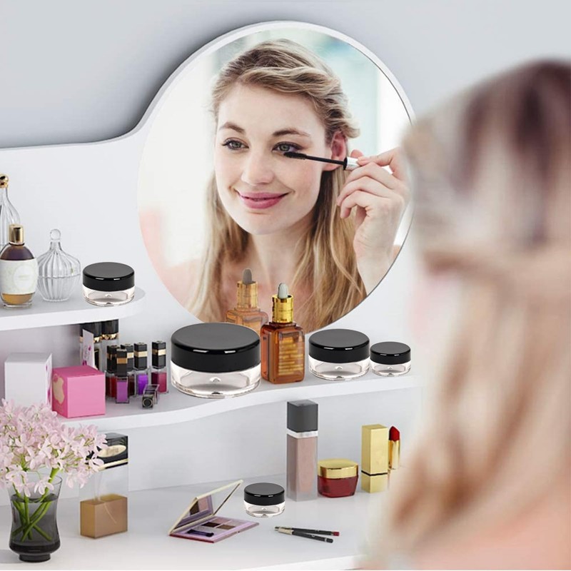Pack of 70 5 ml small jars with lids, cosmetic