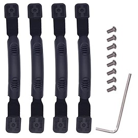 METER STAR 4pcs Kayak Carry Handles, Canoe Boat Side Mount Carry Handles with Screws and Install Tools Kit for Ocean Kayak, Emotion Kayaks,Sport Canoe,Boat Kayak Handles and Hardwares (4 Round)