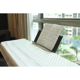 Clairevoire Digital Piano Cover for Roland FP series | Tailored & Waterproof | Book Stand Opening | Side Foldovers | Easy keyboard access | Damage protection (Pearl White, FP-30X)