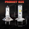 SHENKENUO 2X H7 LED Headlight Bulbs High/Low Beam For Suzuki