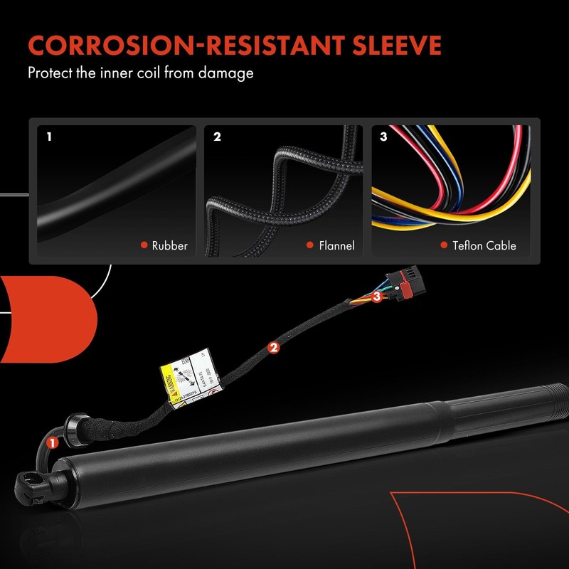 A-Premium Rear Left Hatch Power Lift Support Shock Strut Compatible