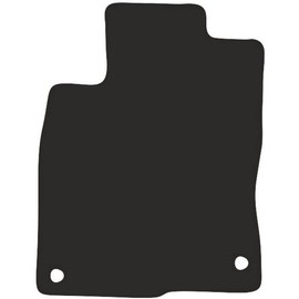 Wielganizator Car Mat - Fits Honda Civic X Hatchback 2017- - Velour - Car Accessories - Practical Floor Mat Car - 1 Piece - Graphite