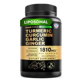 Suplemento Nutricional Cúrcuma Liposomal MedChoice 120 Cápsulas                                                                                       