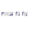 10PCS Key Caps Dye Sublimation Processblue and White Porcelain Style
