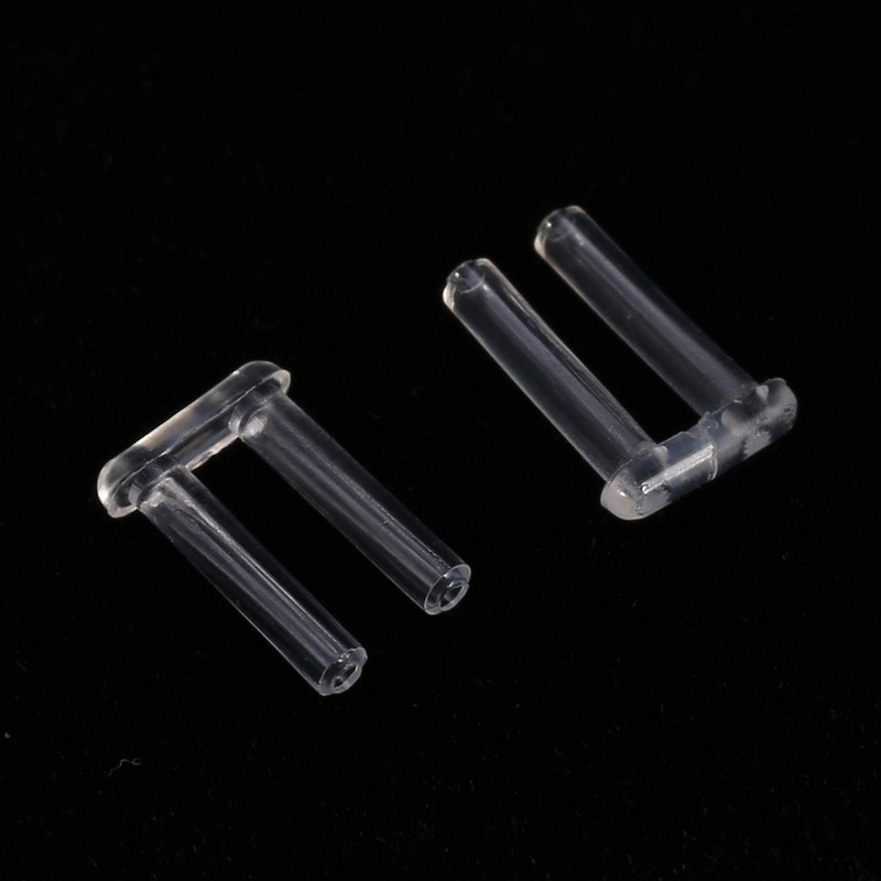 100pcs Rimless Glasses Accessories, New Plastic Compression Sleeves - 3