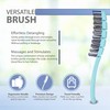 Flex Brush Vented Hair Brush for Blow Drying, Flexible Bristle