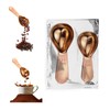 Stainless Steel Coffee Scoop Set, 1 & 2 Tablespoon (15ml