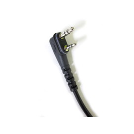 ICOM SPM-2L10 IC-DPR30 IC-DPR3 IC-4100 IC-4110 IC-4188D HM-186L General Purpose 2-Pin Walkie Talkie Earphone Microphone with 2 Earpads (Speaker Microphone)