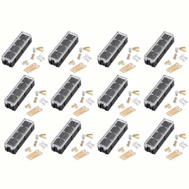 UCCKEYI 4/8/12/20set 18650 21700 Battery Holder Parallel Case Slot Solder-Free Splicable (18650# 12 Set)