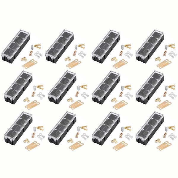 UCCKEYI 4/8/12/20set 18650 21700 Battery Holder Parallel Case Slot Solder-Free