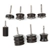 8Pcs Electric Polished Rod Black Sandalwood DIY Hand Made Leather