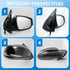 Black Right Passenger Side Mirror Replacement For Toyota Tacoma 2016-2022-Power
