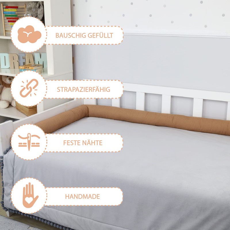 Totsy Baby Side Sleeper Pillow, Body Pillow, Long Bed Roll,