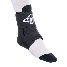 Space Brace 1.0 Lace Up Ankle Brace - Single | For Basketball, Bmx, Mtb, Running and Skateboarding! Ankle Wrap for Men, Women & Children | Medium (Small (9.5 & under)) (Small)
