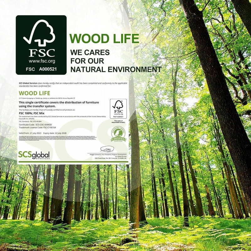 TREE FORK FSC-Certified Natural Weru Wood Kitchen Utensils for Cooking,