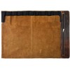 Leather Knife Roll Storage Bag, Elastic and Expandable 10 Pockets,