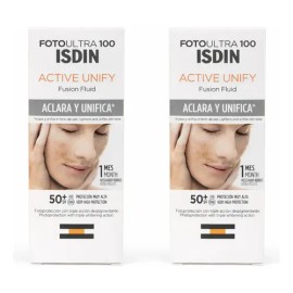 Isdin Foto Ultra Active Unify Aclara Y Unifica Spf 50 2pack                                                                                           
