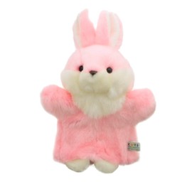 PUPPET COLLECTION NATURE & FARM Rabbit Hand Puppet Pink