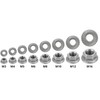 Nuts made of stainless steel with serrated edge M6 |