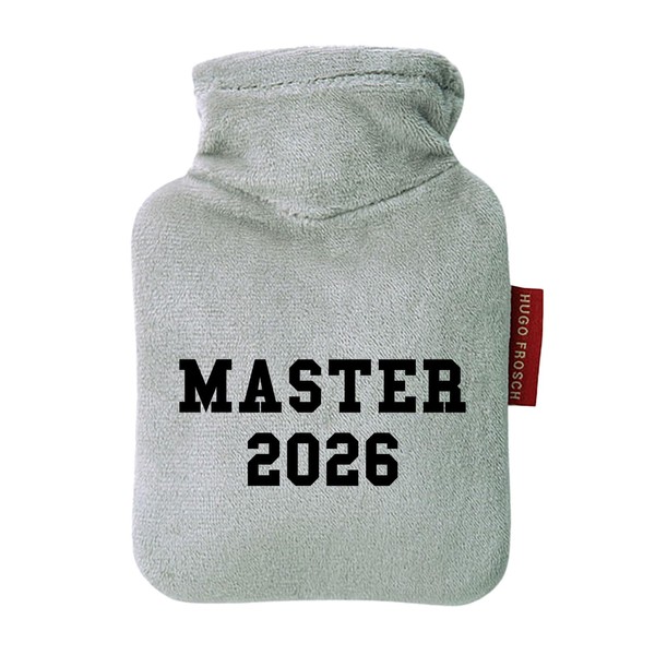 Huuraa Taschenwärmer Master 2026 Abschluss Geschenk 0,2 Liter Grey Mini