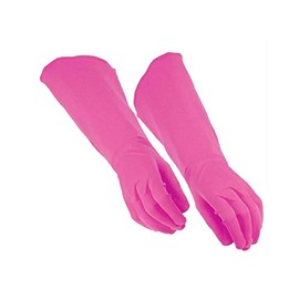 Rubies Adult Forum Hero Costume Gauntlets, Pink, Standard