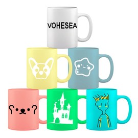 9 Colour Infusible Transfer Ink for Cricut Joy, Solid Colour Infusible Ink 11.5 x 30.5 cm Infusible Transfer Paper Insoluble Sublimation Ink Sheet for Heat Press Machine for T-Shirt, Cup, Coaster