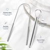 Stainless Steel Tongue Scraper for Daily Oral Care – Reusable