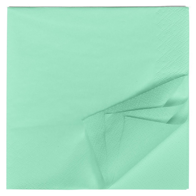 HEKU 30241-07: 100 Plain Napkins, 3-Ply, 33 x 33 cm,