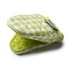 Zeal Gingham Mini Mitt Pot Holder, Cotton, Lime Green, 17.5