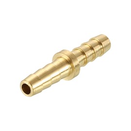 Rebower 1 Pack Brass Hose Barb to Adapter, 1/8" Barb x 1/8" for Industrial, Automotive, Fluid Transfer, Home Gardening, Water Treatment