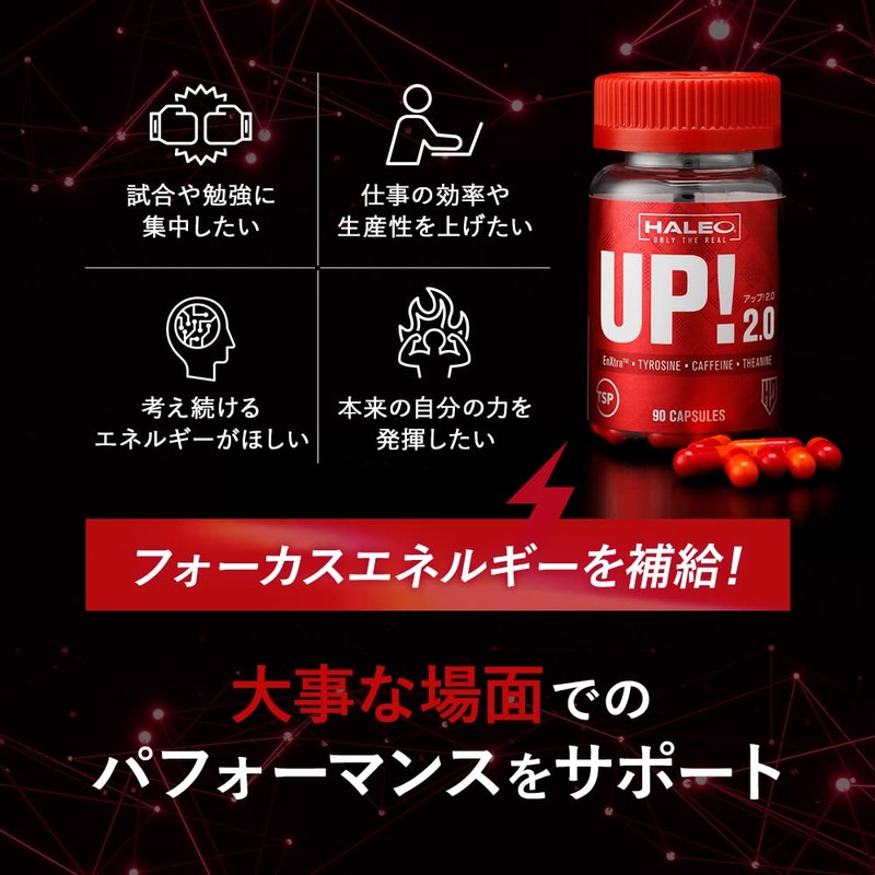 HALEO UP Concentration Energy Charge for Important Occasions, enXtra (Galangal