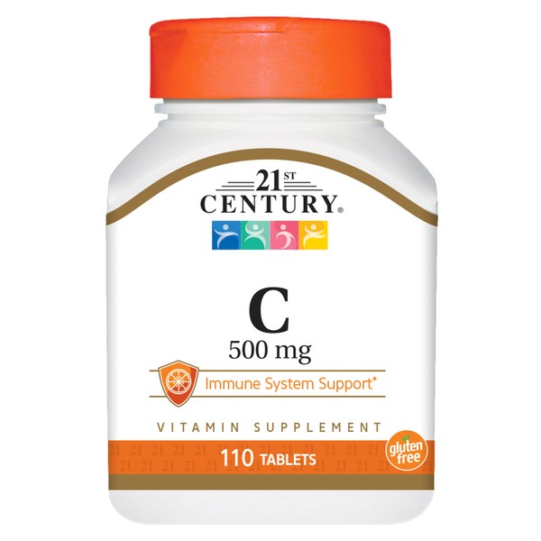 21st Century C 500 Mg Tablets, 110 Count (Pack of 3)