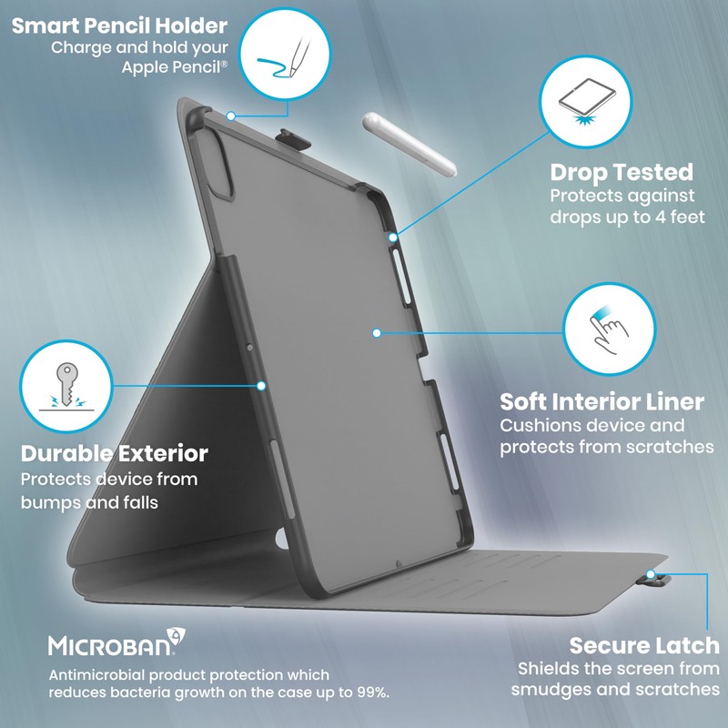 AP-2027 Balance Folio Tablet Covers (BlackBlackWhite)