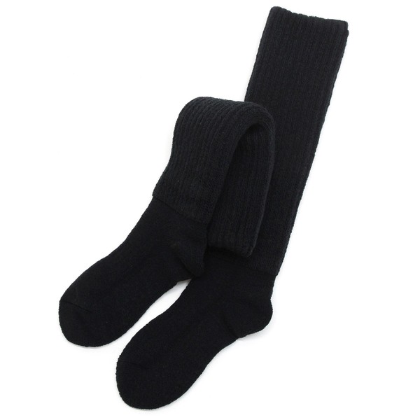 HIORIE Japanese Made Thermal Socks, Warm Double Knit Knee-High Socks,