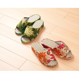 Grass Heel-Up Slippers, Hawaiian 2 Colors