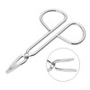 Baluue 3 Sets 6pcs Stainless Steel Eyebrow Tweezers Precision Eyebrow