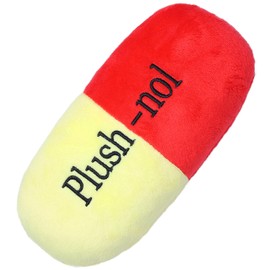 Tamu style Dog Squeaky Pill Toy, Funny Stuffed Toys for Puppy and Adult Play, Cute Capsule Toys for Training, Fetch and Play for Small to Medium Breeds