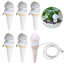 6PCS Plant Self Watering Spikes - Self-Watering Plant Stakes Automatic Drip System for Potted Plant Automatic Watering System Automatic Irrigation System (59 Inch Water Pipe)