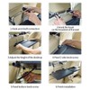 Xergur 2 in 1 Car Steering Wheel Tray/Back Seat Headrest
