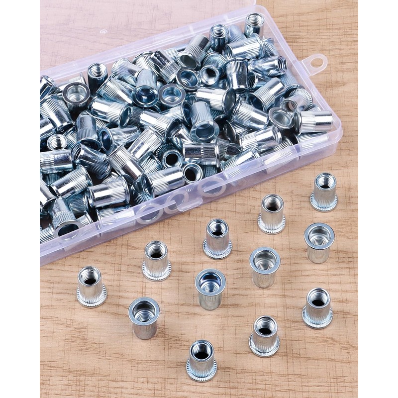 Pack of 100 Rivet Nuts M5, Jeboler Blind Rivet Nuts