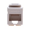 Leviton Home 5e Snap-In Connector, T568A/B Wiring, 5EHOM-RT5, Light Almond
