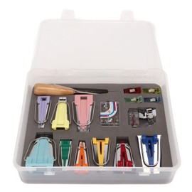 Zhjvihx Kit para Hacer Cintas Al Bies, Kit de Herramientas de Cinta al Bies Kit para Hacer Cintas Al Bies Ampliamente Utilizado, para Coser y acolchar Telas