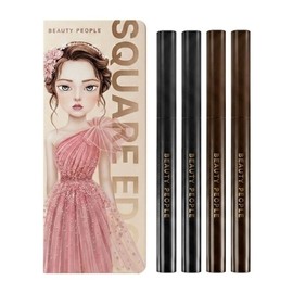 Beauty People Ironclad Square Edge Eye Liner 2 pcs (Choose from 2 types) - Black: 2 pcs / 뷰티피플 철벽녀 스퀘어 엣지 아이 라이너 2개 (2종 중 택) - 블랙:2개
