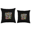 Scrapbooking Sisters Stick Like Glue Craft Bonding ----- Throw Pillow