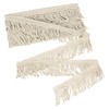 M METERXITY 5 Yards Curtain Fringes Fringe Trim, 2.4" Wide
