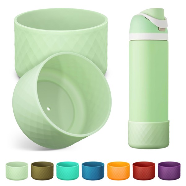 Alwenid 2PCS Silicone Water Bottle Boot for Owala 24 Oz,
